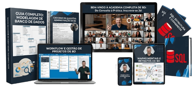 Tudo que você recebe no SQL Sem Fraude — curso completo com bônus